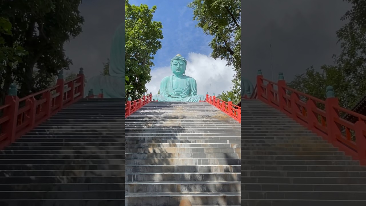 Great Buddha of Kamakura Japan in Thailand ☁️ 
