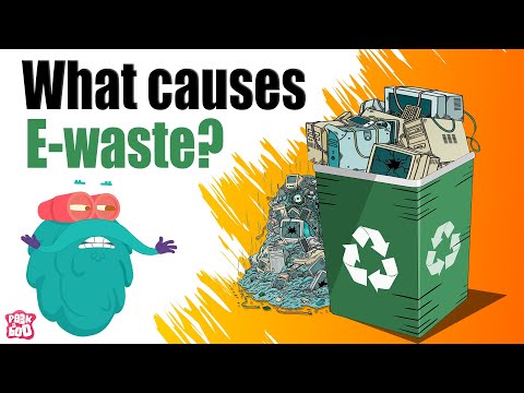 What is E-WASTE Pollution? | What Causes Electronic Waste? | The Dr Binocs Show | Peekaboo Kidz