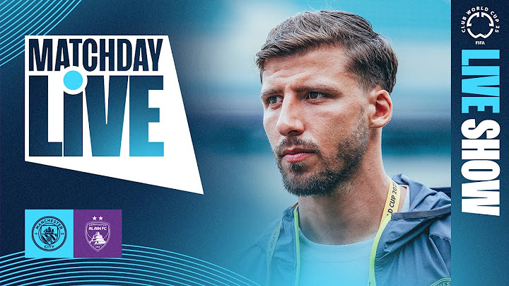 MAN CITY v AL AIN | FIFA CLUB WORLD CUP | MATCHDAY LIVE