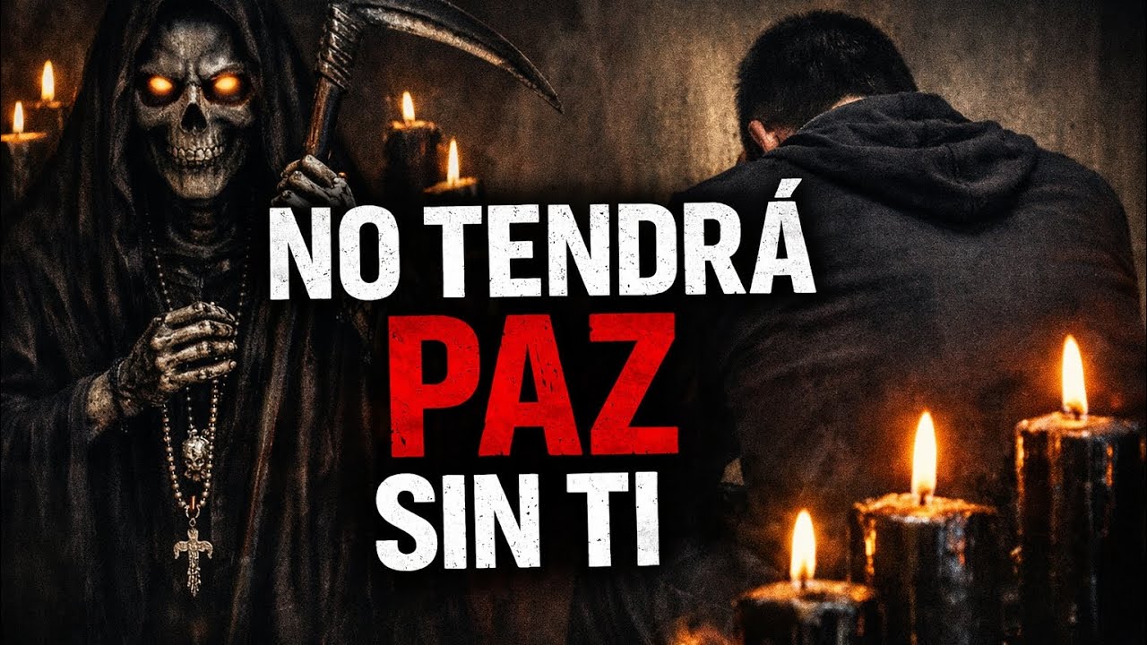 “Oración a la Santa Muerte Negra para que NO TENGA PAZ lejos de mí | Regresará Desesperado”