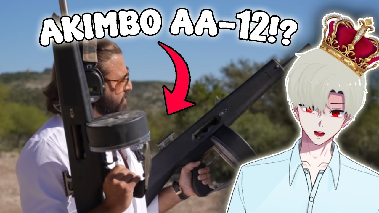 The LEGENDARY AA-12 Is REAL — VTuber Reacts to Brandon Herrera