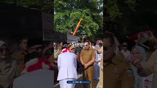 Detik-Detik Kedatangan Lulu Athul Fuadah, Paskibraka Nasional 2025 di SMAN 1 Sitiung