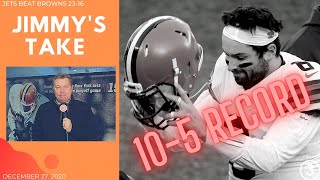 Voice of the Browns Jim Donovan breaks down the Browns gut-wrenching loss to the New York Jets