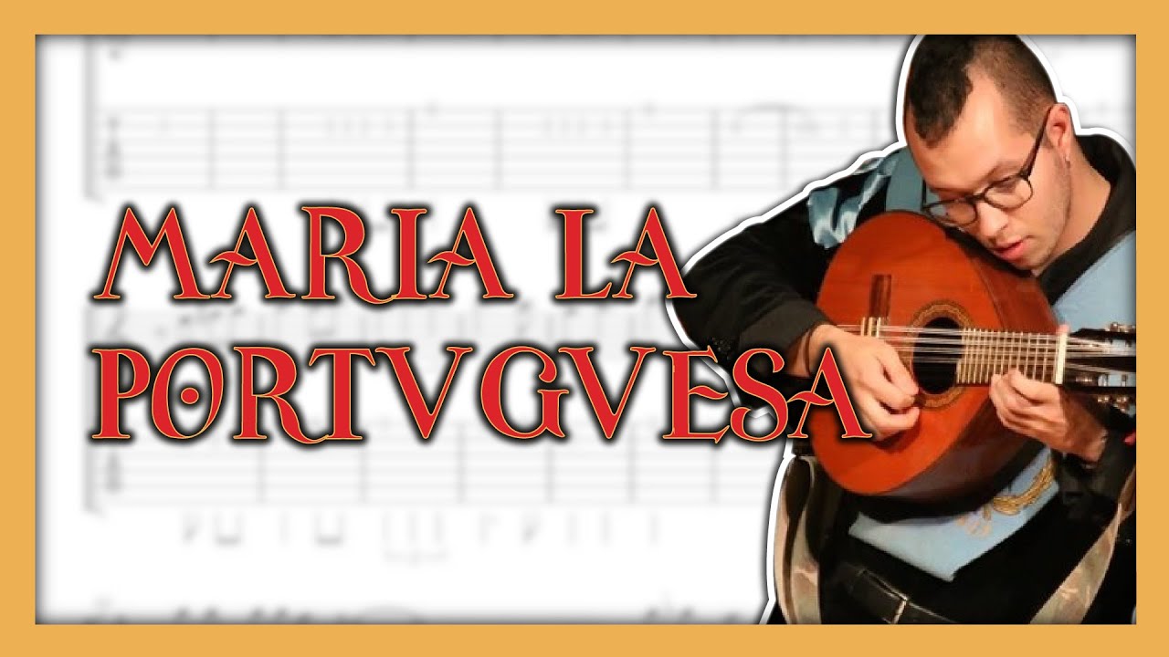 Cómo tocar MARÍA LA PORTUGUESA | Barítono y bandurria | partitura cifrada
