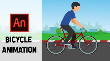 How To Animate Cycling, Bicycle Animation - Adobe Animate CC Tutorial | Rigging Tutorial