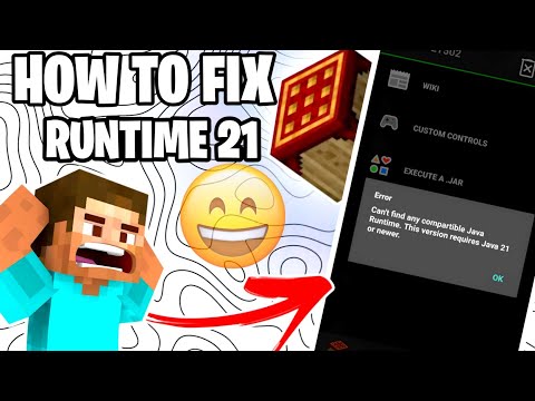 How to solve java runtime 21 problem in pojav launcher 1.20.6 🔥 | #minecraft