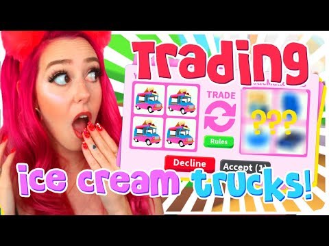 Trading Only Ice Cream Trucks For 24 Hours In Adopt Me Roblox - someone swore at roblox pretending to be me vloggest