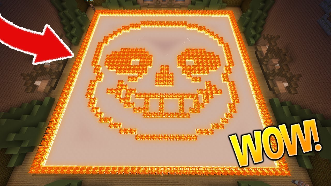 ONLY FIRE CHALLENGE (Minecraft Build Battle)