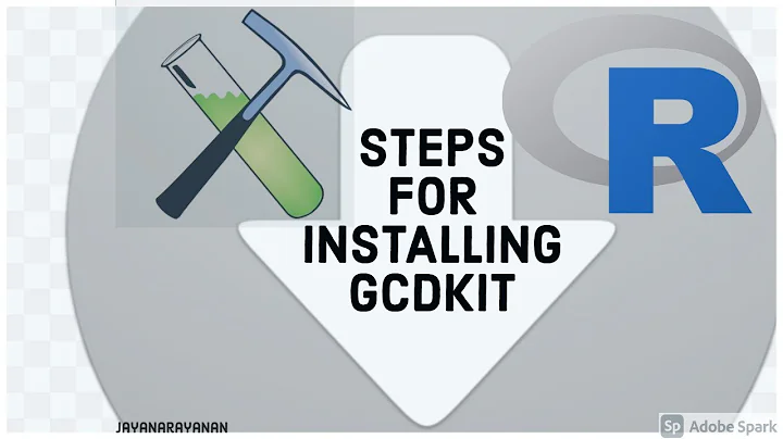 How to install GCDkit in Windows (English)
