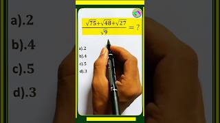 Use your skill in solving this sum? #squareroot #choice #solve #mathstricks #viralshorts #practice