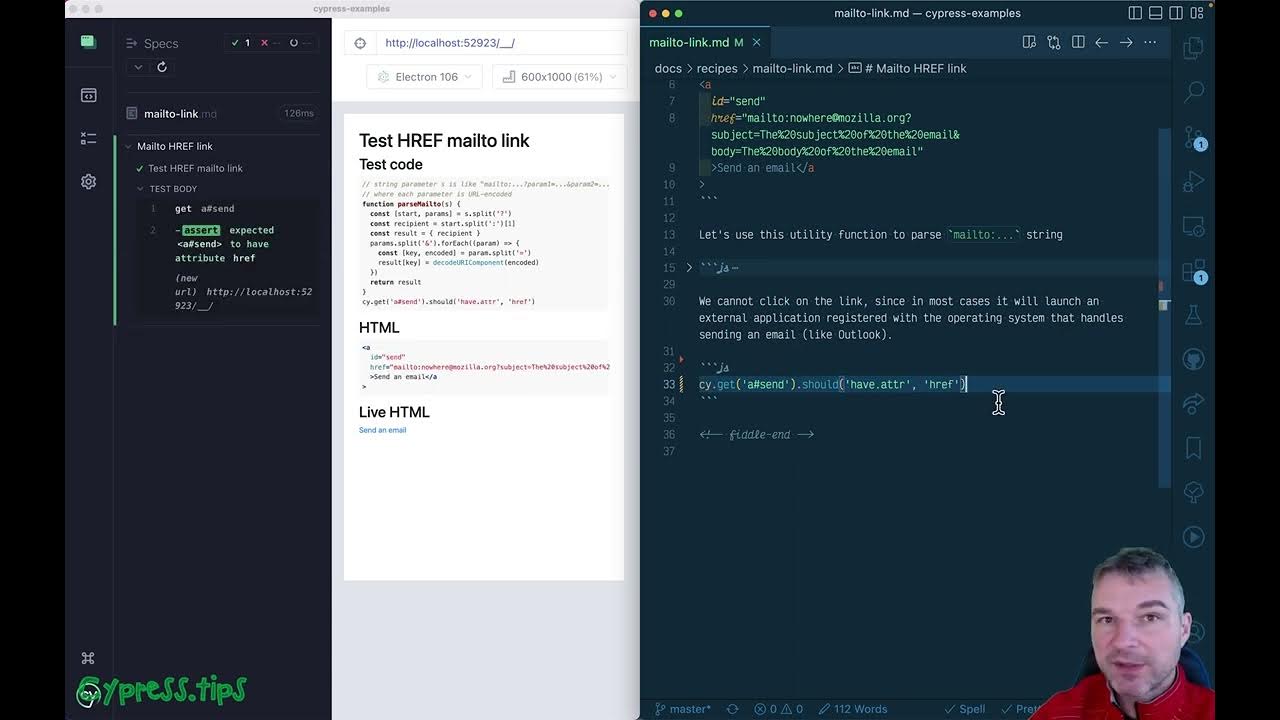 Test Mailto HREF Anchor Links YouTube