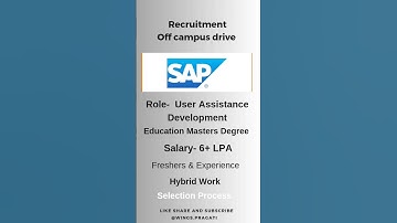 SAP Hiring #job #youtubeshorts #share #recruitment #vacancy #shorts #jobrecrutiment2023 #itjobs #sap