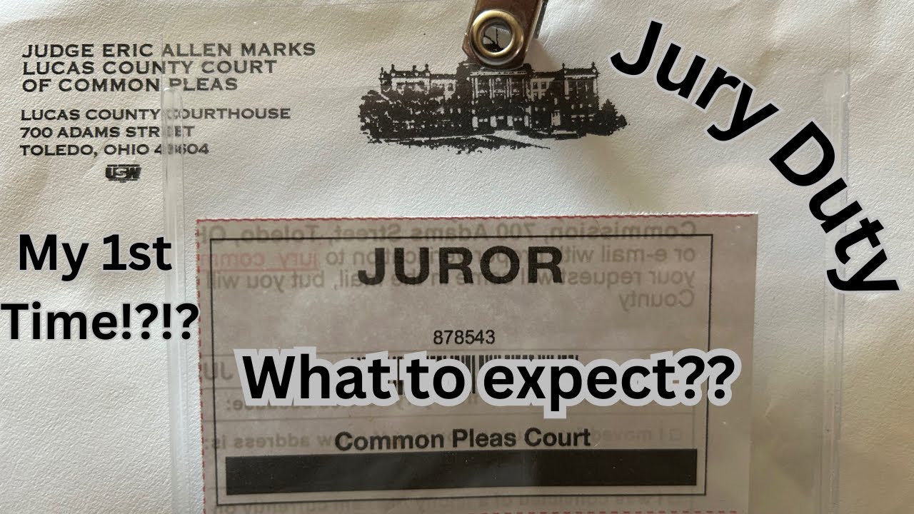 1st time Jury Duty! My experience as a juror. - YouTube