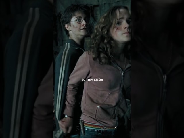 “I’ll Be Your Brother and I’ll Hold Your Hand” 🥹❤️ #hermione #harrypotter #siblings #edit #trending class=