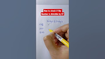 How to check if the number is divisible by 6?
