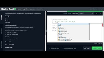 Solve Me First & Simple Array Sum | Warmup | Hackerrank Solution | Python