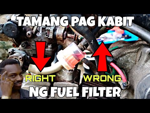 Tamang Pag-Kabit Ng Fuel Filter Sa MOTOR | Nonpro Mechanic Vlogs