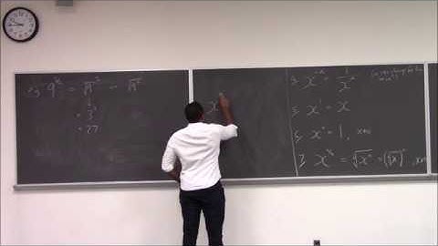 Math 1206-R03 Lecture 1 - Crash review of exponentials and logarithms