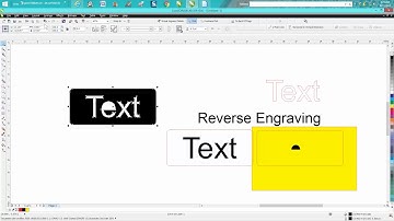 Corel Draw Tips & Tricks Reverse Engraving using the Weld tool