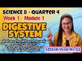 THE DIGESTIVE SYSTEM (Module 1) | Q4 - Science 8