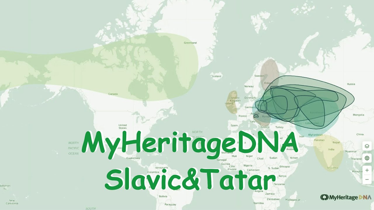 🧬MyHeritage DNA results🧬 Volga Tatar & Slavic Origins YouTube