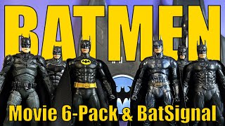 DC Multiverse | Batman Movie 6-Pack | Kilmer | Clooney | Keaton | Affleck | Pattinson | Bale