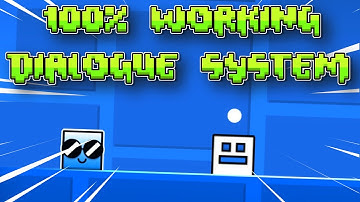How to make a working dialogue system in Geometry Dash 2.204! | Tutorial