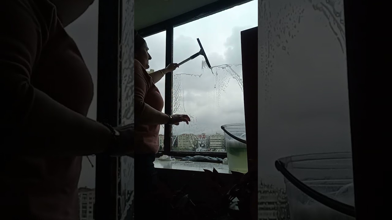 Ofiste bir günüm | Cam silme Vlog