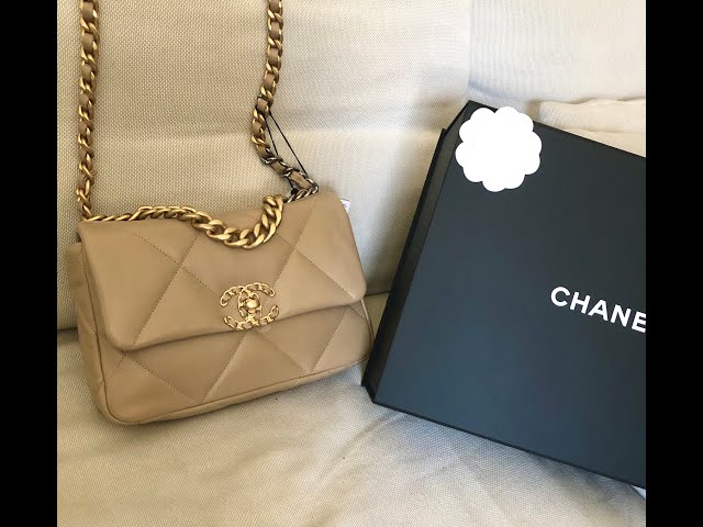 Chanel 19 Large 21S Dark Beige, New in Box WA001 - Julia Rose