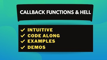 Async JavaScript #2 - Callback Functions & Callback Hell [Beginner Friendly]