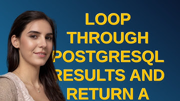 Dba: Loop Through PostgreSQL Results And Return a Result Only if a Second Query Has Results?