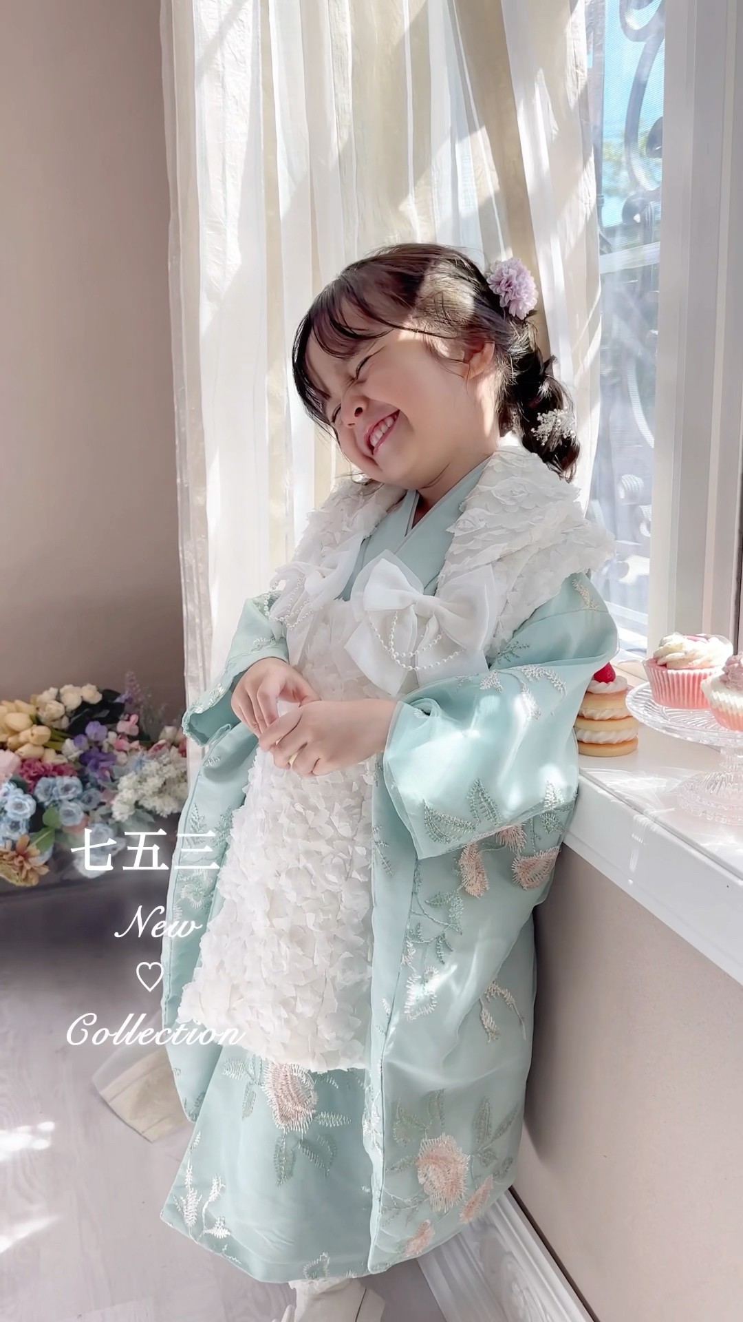 七五三】チュールのお着物が可愛い💕ロマンティックに演出できる被布