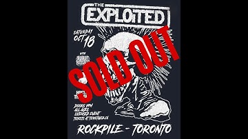 The Exploited - "Chaos Is My Life/Dead Cities/Alternative" Oct 18, 2025
