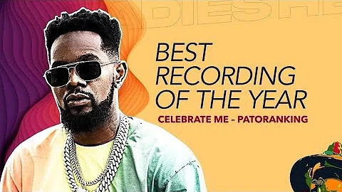 Headies Award 2022 Moment patoranking won Best recording of the year #hiptv #Headiesaward2022