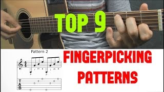 Top 9 fingerpicking patterns to improve your playing