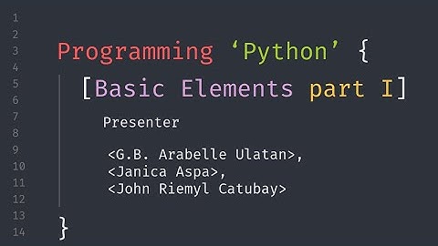 Python Basics Explained: A Final Project Presentation