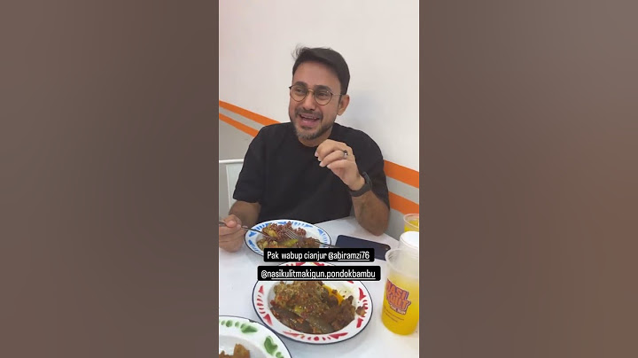 Ada Abi Ramzi di nasi kulit Mak iGun pondok bambu.. #ivangunawan