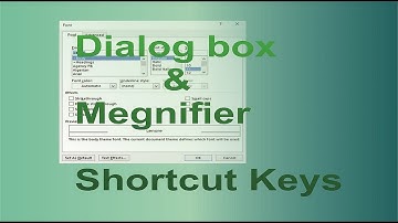 Dialog Box shortcut keys|| Shortcut Keys|| Computer Shortcut keys ||All shortcut Keys