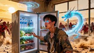 In a drought apocalypse, he unlocks a time-space fridge and gains endless resources!