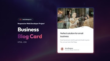Business Card with Curves | HTML and CSS