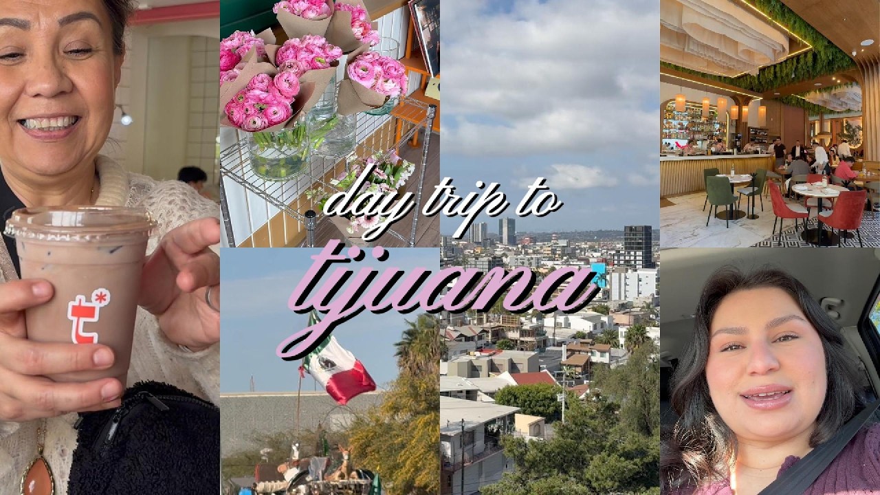 Day Trip to Tijuana 🇲🇽🥐☕️ Breakfast at Venicia, Coffee at Tavina Cafe