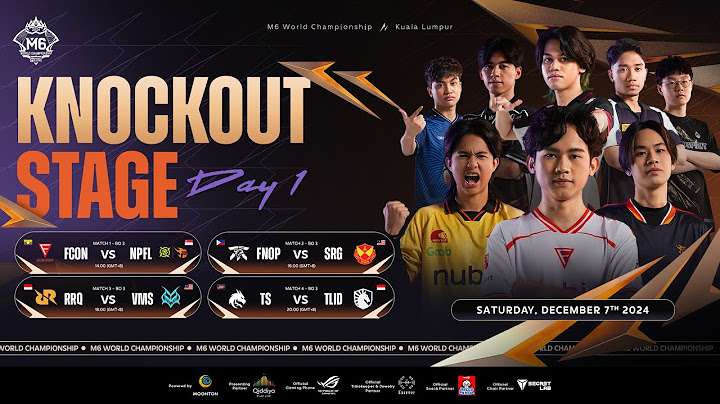 🔴 LIVE | MLBB M6 World Championship | Knockout Stage Day 1
