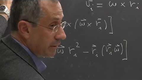 ICTP MediaCore Classical mechanics Lecture 12 of 16