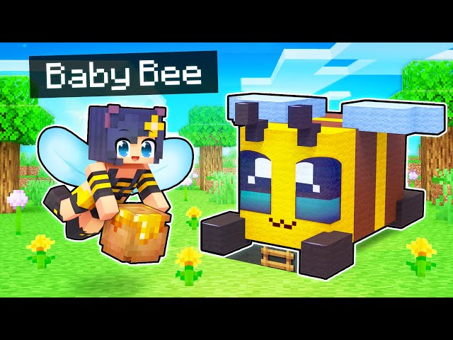 My Buzzing BABY BEE Base In Minecraft! class=