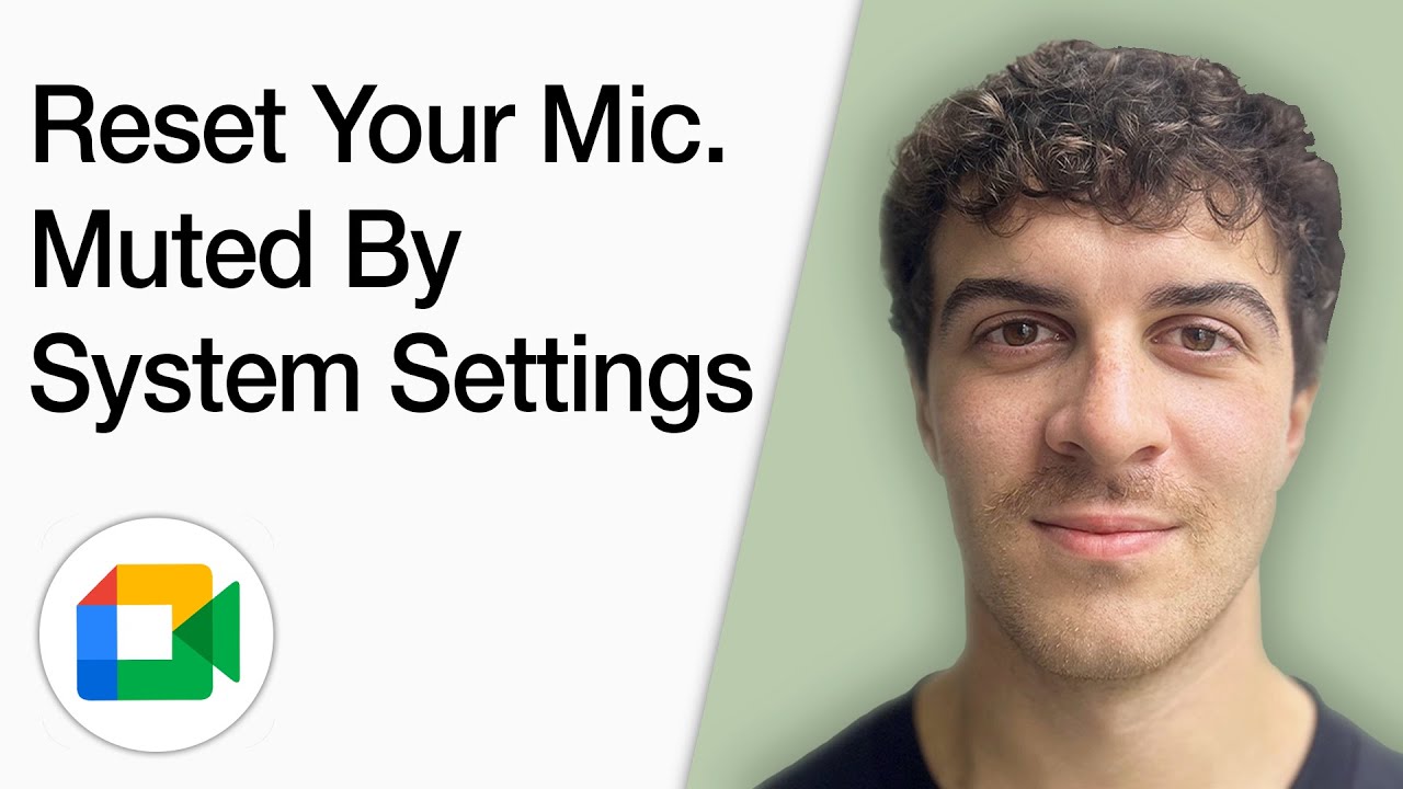 How To Reset Your Microphone Muted By System Settings In Google Meet How to reset your microphone muted by system settings in google meet