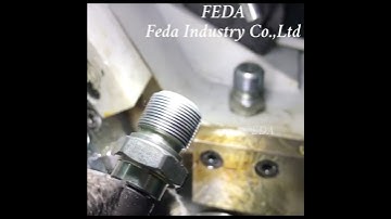 FD-30A thread rolling machine for making external thread pipe fittings#machine #metal#factory #steel