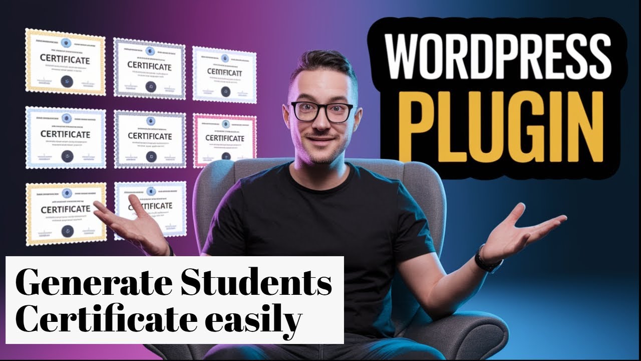 Student Certificate verification plugin for Wordpress 2025 - YouTube