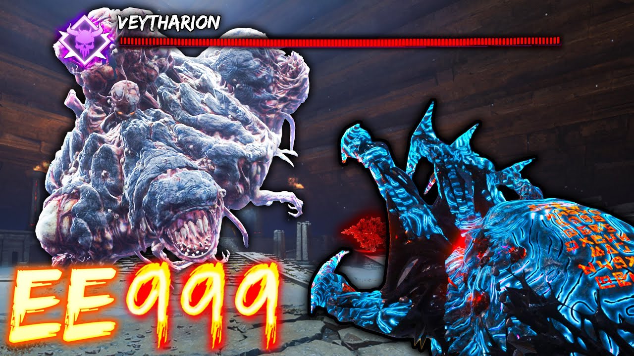 ROUND 999 ASHES OF THE DAMNED WORLD FIRST EASTER EGG VEYTHARION BOSS FIGHT - BLACK OPS 7 ZOMBIES!