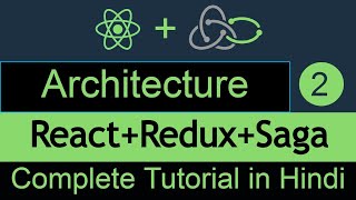 React redux saga in Hindi #2 Architecture | Redux and saga flow diagram