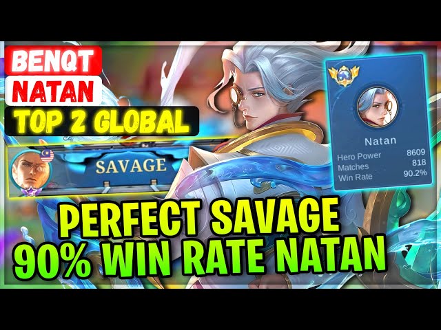 90% Win Rate Natan Legendary Jungler - Top 1 Global Natan by Benqt - Mobile  Legends 